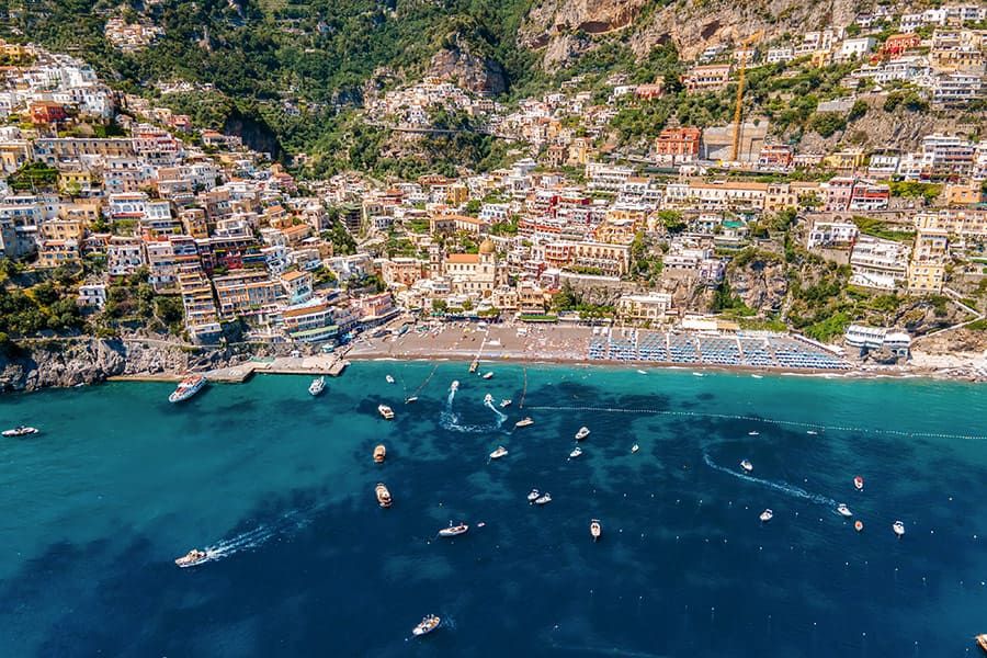 Positano Sorrento and Pompeii